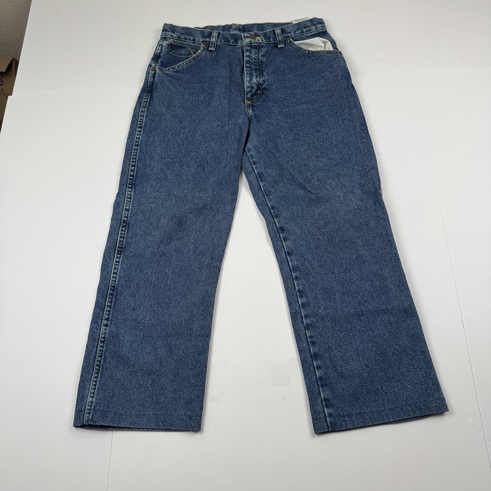 Wrangler Jeans Womens 20 (29x23) Regular Blue Denim Straight Leg Western